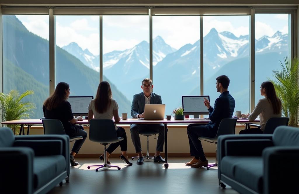 Antlered Wander team at Banff office