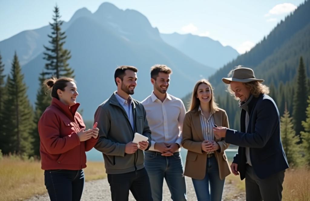 Corporate team building retreat in Banff